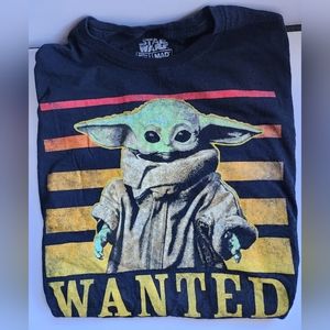 Star Wars Grogu Baby Yoda Wanted T-Shirt
